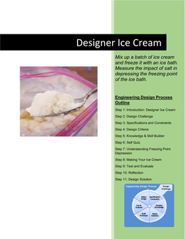 Designer Ice Cream Mix up a Batch of Ice Cream and Freeze It with an Ice Bath