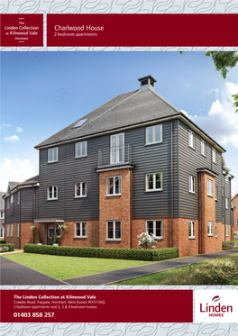 Charlwood House at Kilnwood Vale 2 Bedroom Apartments Horsham