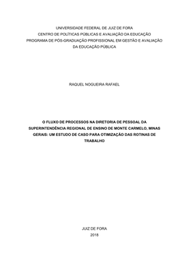 Universidade Federal De Juiz De Fora Centro De Políticas