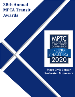 2020 Transit Awards Program