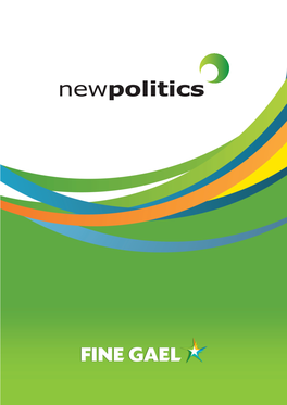 Newpolitics Table of Contents EXECUTIVE SUMMARY 2 INTRODUCTION 5 a New Constitution 6 Public Sector Reform 8 1