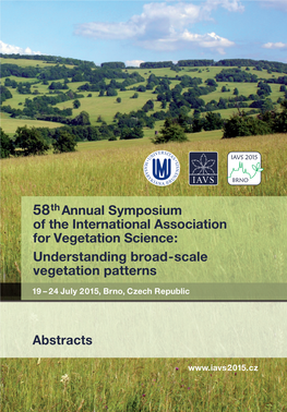 Understanding Broad-Scale Vegetation Patterns Abst