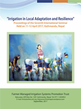 "Irrigation in Local Adaptation and Resilience"