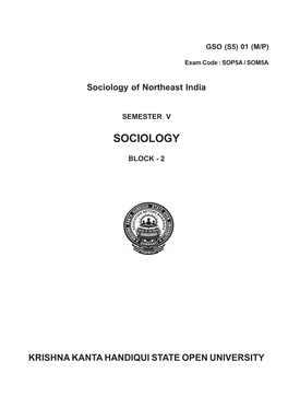 Sociology of Northeast India