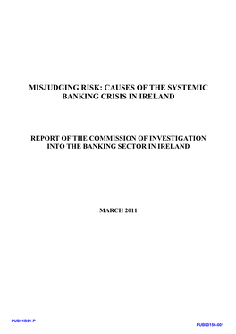 Causes of the Systemic Banking Crisis in Ireland