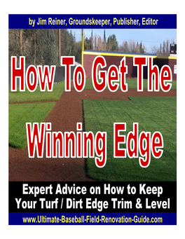 Expert Advice on How to Keep Your Turf / Dirt Edge Trim & Level