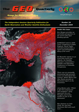 GEO Quarterly No 24 Group for Earth Observation December 2009