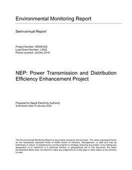 Power Transmission and Distribution Efficiency Enhancement Project