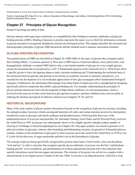 Principles of Glycan Recognition - Essentials of Glycobiology - NCBI Bookshelf 4/21/17, 3:52 PM