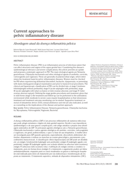 Current Approaches to Pelvic Inflammatory Disease