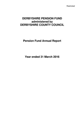 Annual Report Year Ended 31 March 2016