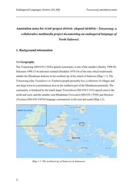 An Initial Assessment of the Vitality of the Indigenous Languages of Sulawesi, Indonesia