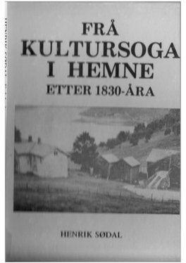 Kulturhistoria I Hemne.Pdf
