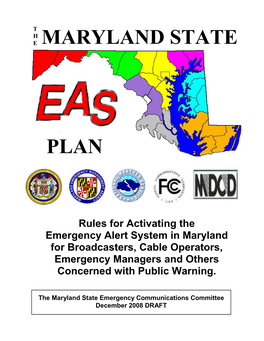 Maryland the State EAS Plan