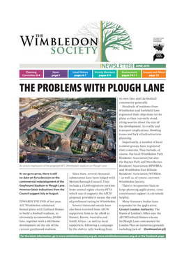 THE PROBLEMS with PLOUGH LANE Its Own Fans and the Football Community Generally