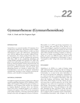 Gymnarrheneae (Gymnarrhenoideae)