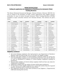 M/C.378/ATVM/2021 Dated: 30.06.2021
