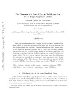 The Discovery of a Rare WO-Type Wolf-Rayet Star in the Large Magellanic