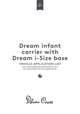 Dream Infant Carrier with Dream I-Size Base