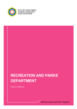 Recreation and Parks Department