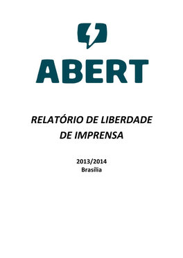 Relatório De Liberdade De Imprensa