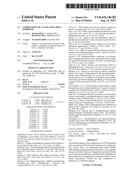 (12) United States Patent (10) Patent No.: US 8.242,146 B2 Klein Et Al