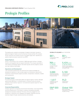 Prologis Profiles