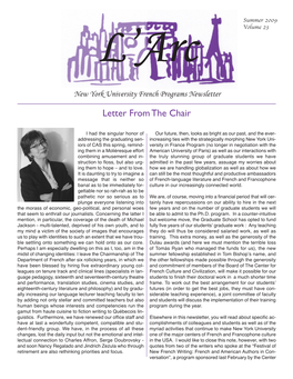 New York University French Programs Newsletter