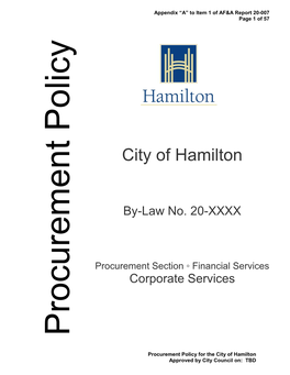 City of Hamilton