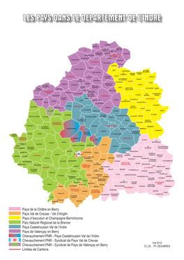 Les Pays Dans Le Departement De L'indre