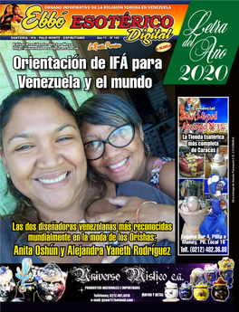 Orientación De IFÁ Para Venezuela Y El Mundo