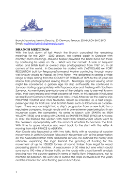 Firth of Forth NEWSLETTER 2021 No 1.Pdf