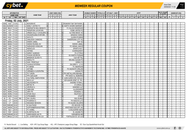 Midweek Regular Coupon 28/06/2021 11:35 1 / 2