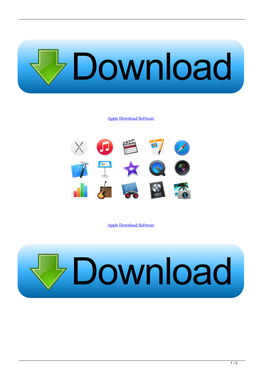 Apple Download Software