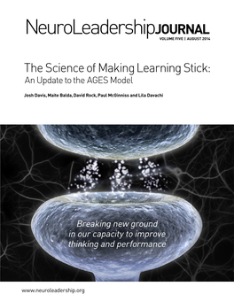 The Science of Making Learning Stick: an Update to the AGES Model