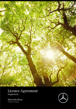 Licence Agreement Supplement