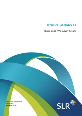 Technical Appendix 9.1