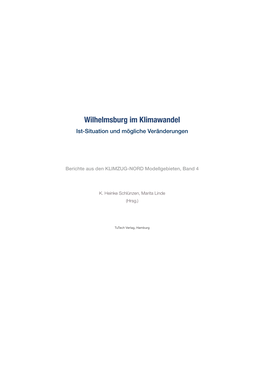 Wilhelmsburg Im Klimawandel Ist-Situation Und Mögliche Veränderungen