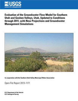 Evaluation of the Groundwater Flow Model for Southern Utah And