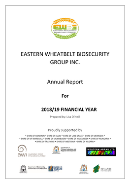 Eastern Wheatbelt Biosecurity Group Inc