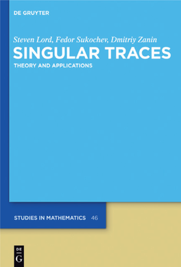 Dixmier Traces 194 6.1 Introduction