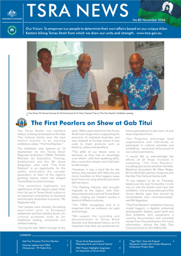 TSRA NEWS No.80 November 2006