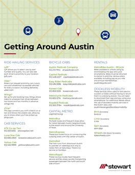 Getting Around Austin