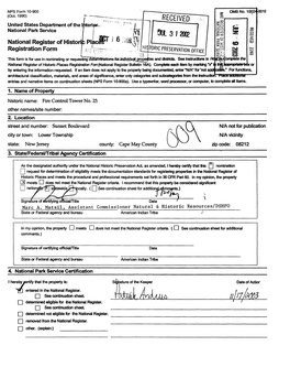 National Register of Historijb Pla Registration Form