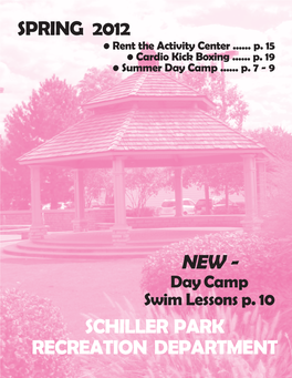 Spring 2012 Recreation Brochure