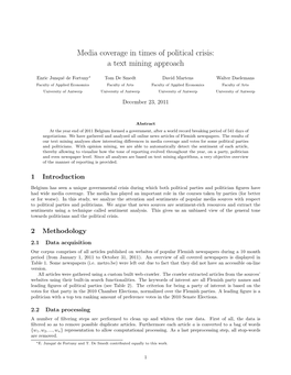 Media Coverage in Times of Political Crisis: a Text Mining Approach