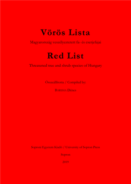 Vörös Lista Red List