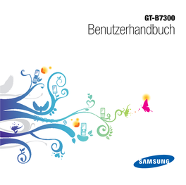 Bedienungsanleitung Samsung Omnia Lite GT B7300