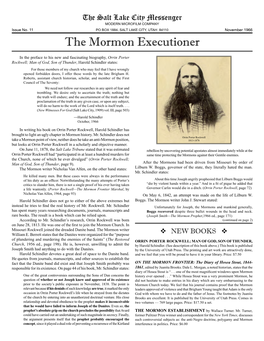 The Mormon Executioner