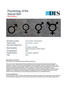 Psychology of the Sexual Self, and Examined Diversity Issues Regarding How Gender, Race, Ethnicity, Stage of Life, and Sexual Orientation Impact Human Sexuality